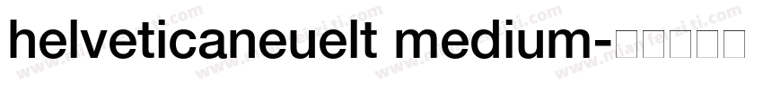 helveticaneuelt medium字体转换